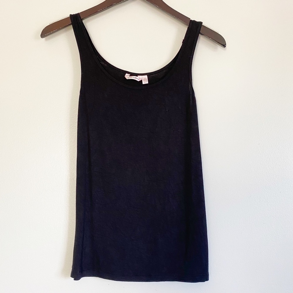 LA VIE EN ROSE Soft Black Tank XS